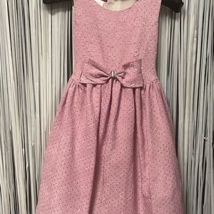 Princess Faith Embroidered Glitter Dress, 8